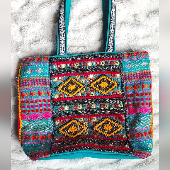 Bohemin Big Budda Handbag Tote - Picture 1 of 12